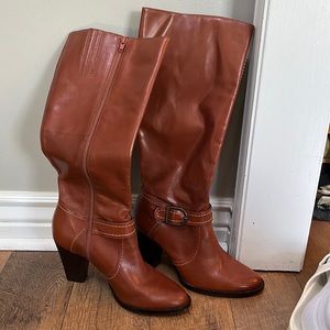Brown Leather Alex Marie Boots